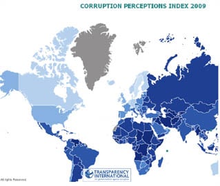 Com nota 3,7, o Brasil faz parte do grupo dos países com problema grave de corrupção Com nota 3,7, o Brasil faz parte do grupo dos países com problema grave de corrupção